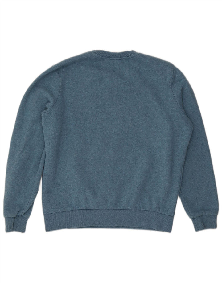 Suéter gráfico feminino Superdry UK 10 pequeno azul manchado