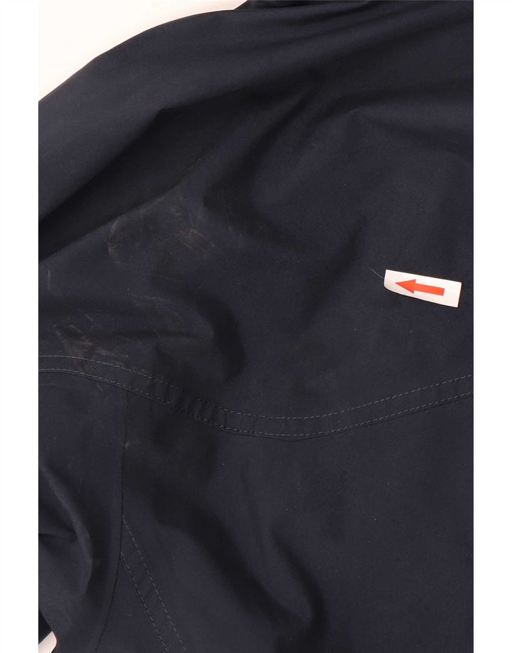 Jaqueta de chuva masculina Berghaus com capuz UK 38 poliéster azul marinho médio