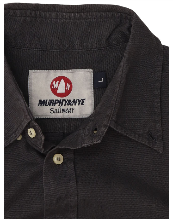 Camisa masculina Sailwear Murphy & Nye grande cinza