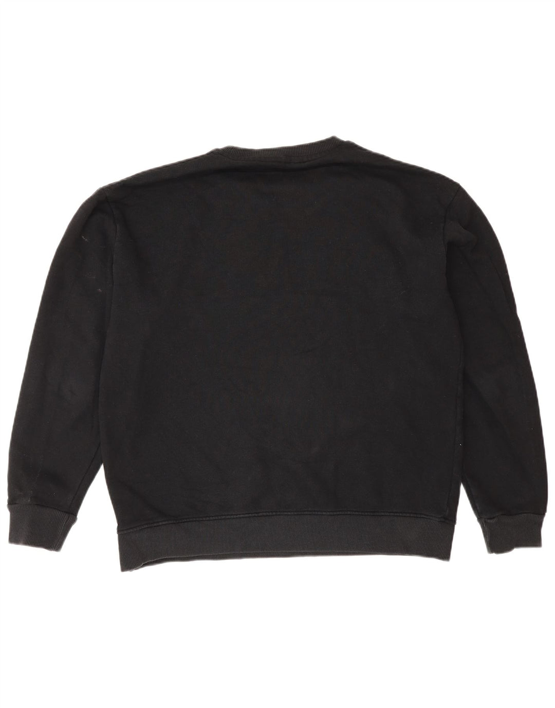 K-Way moletom masculino jumper grande algodão preto