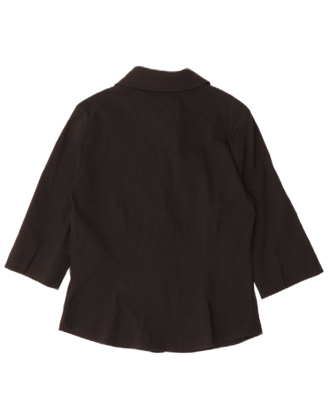 Blusa feminina YESSICA manga 3/4 EU 38 média preta viscose