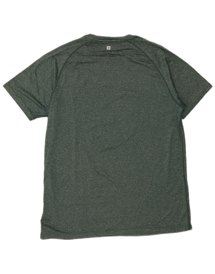 Camiseta masculina Mountain Warehouse grande nylon manchado verde