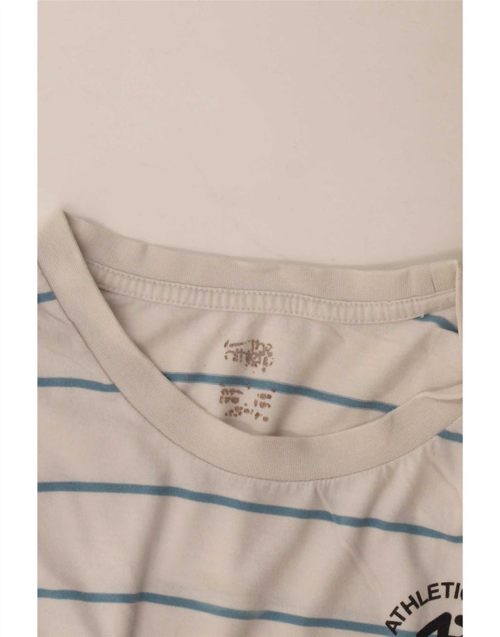 Camiseta masculina Nike Top médio branco colorblock