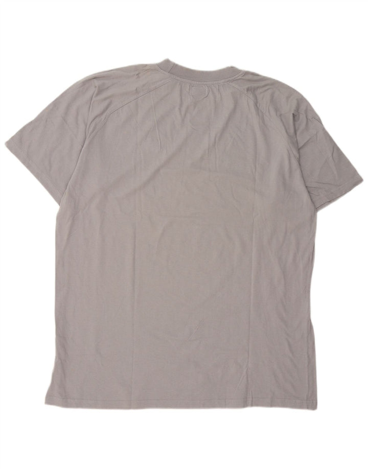 Camiseta masculina Kappa Top 2XL algodão cinza