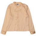 Blusa feminina vintage UK 14 bege médio