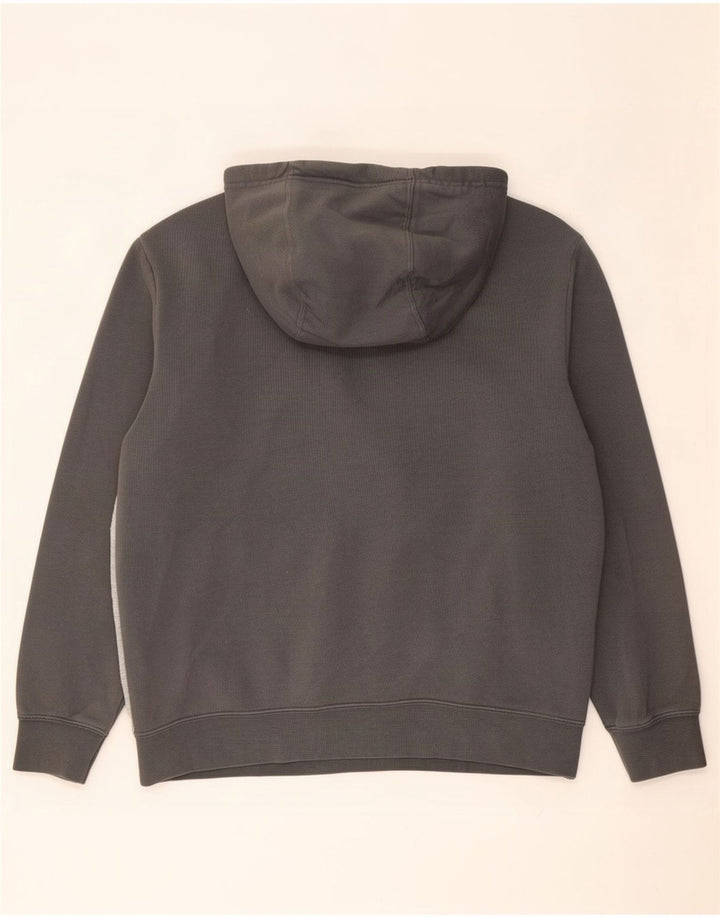 Nike Mens Hoodie Jumper Médio Cinza Colourblock Algodão