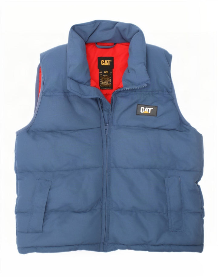 Colete acolchoado Caterpillar Boys 4-5 anos poliéster azul