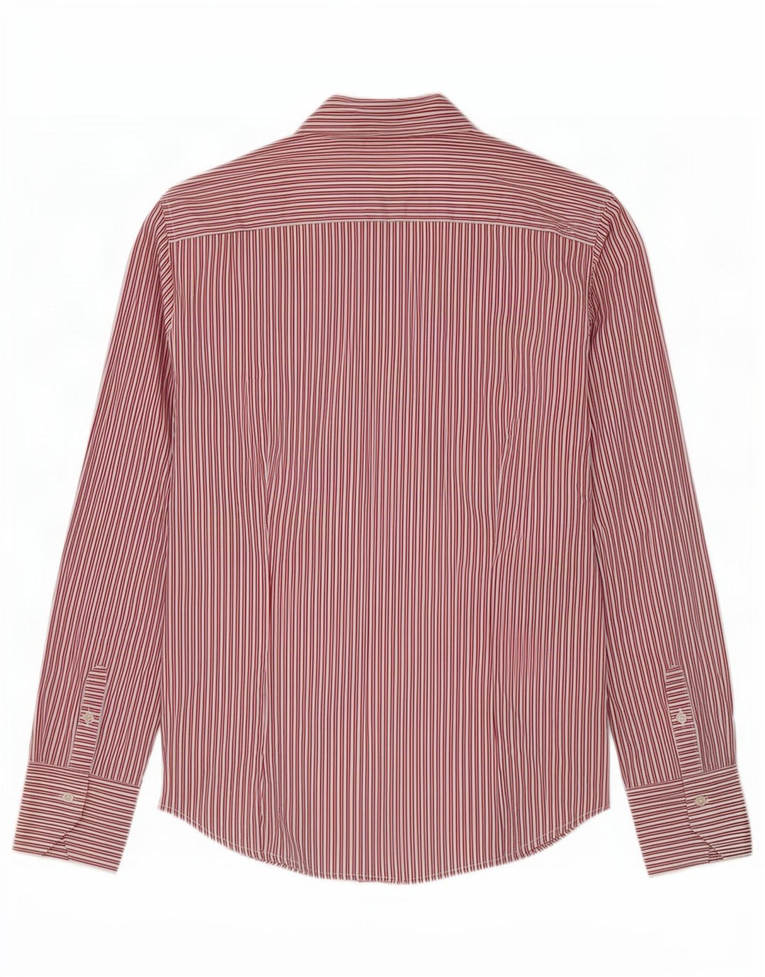 Camisa feminina Benetton UK 14 listra vermelha grande
