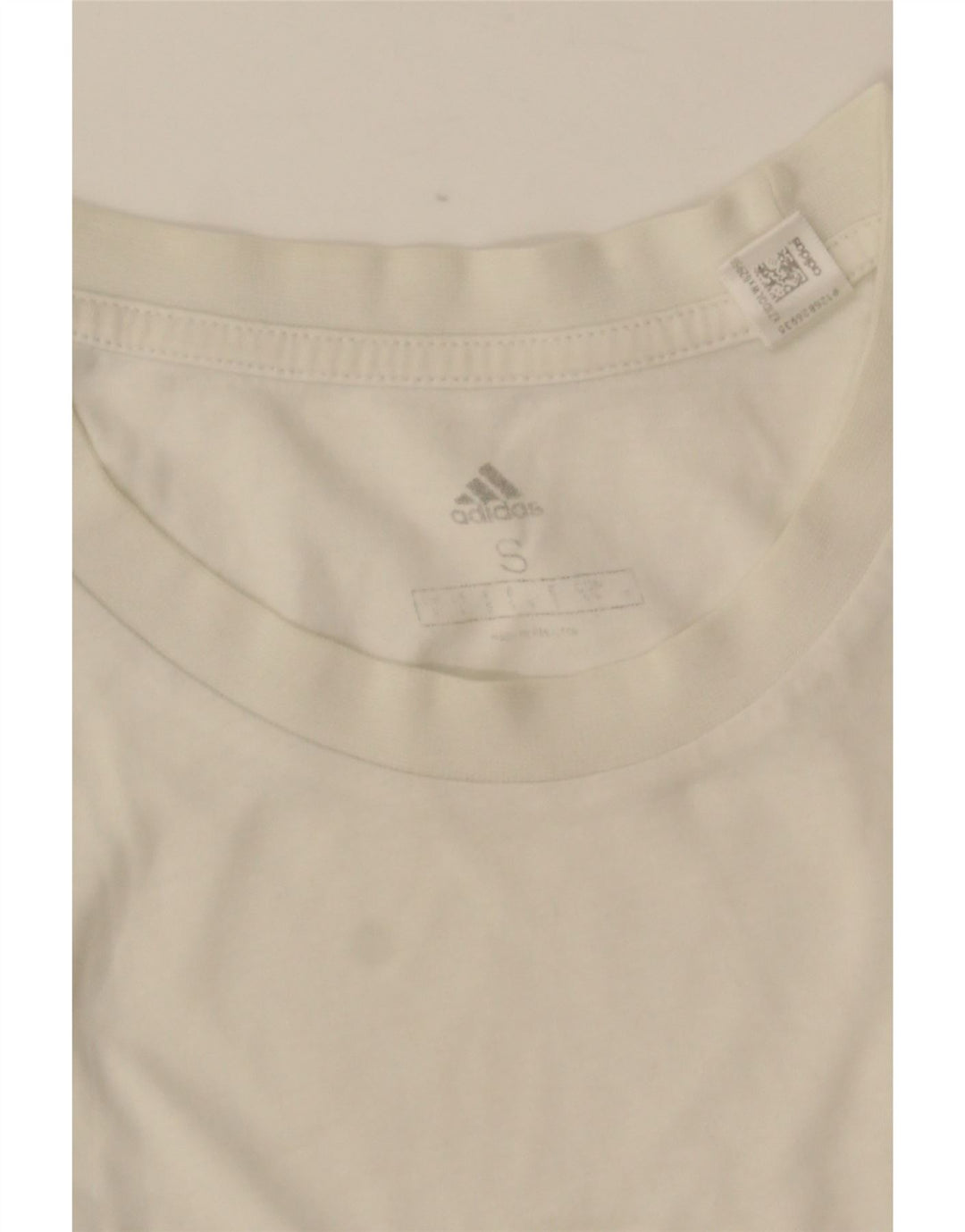 Adidas Mens Camiseta Top Pequeno Branco