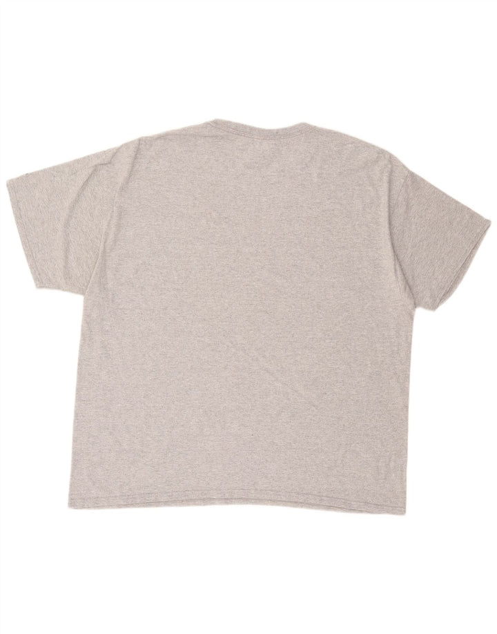 RUSSELL ATLÉTICO Masculino Salukis Gráfico Camiseta Top 2XL Algodão Cinza