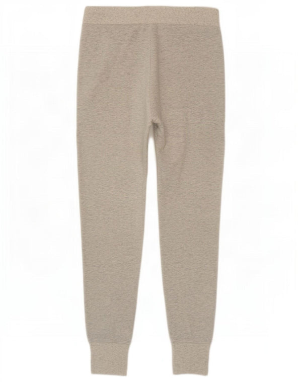 Calça esportiva feminina Hollister Joggers UK 10 pequena cinza manchada