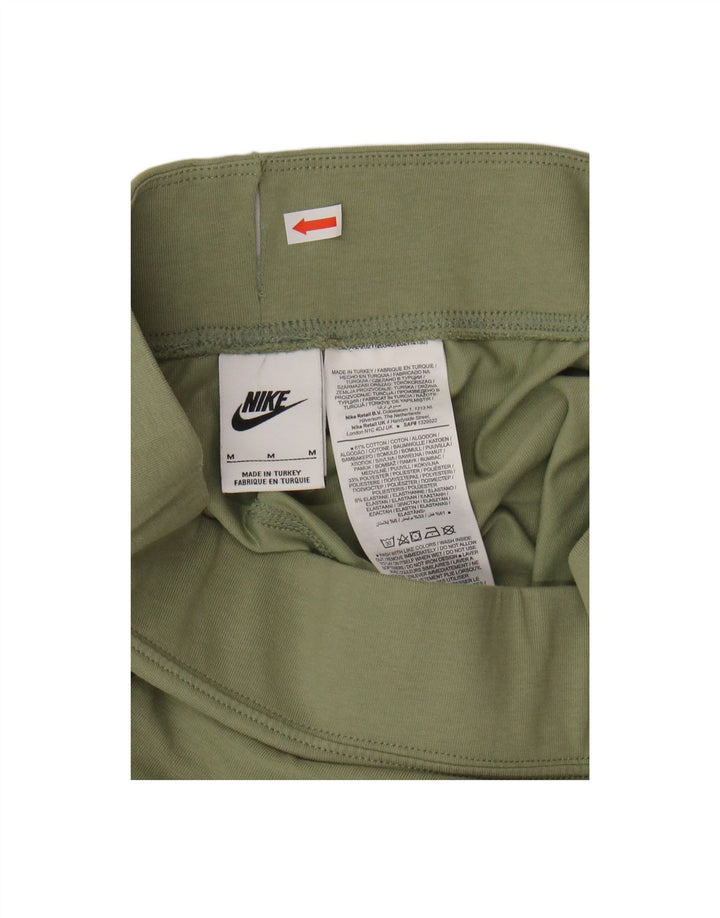 Leggings femininas Nike Graphic UK 12 algodão verde médio
