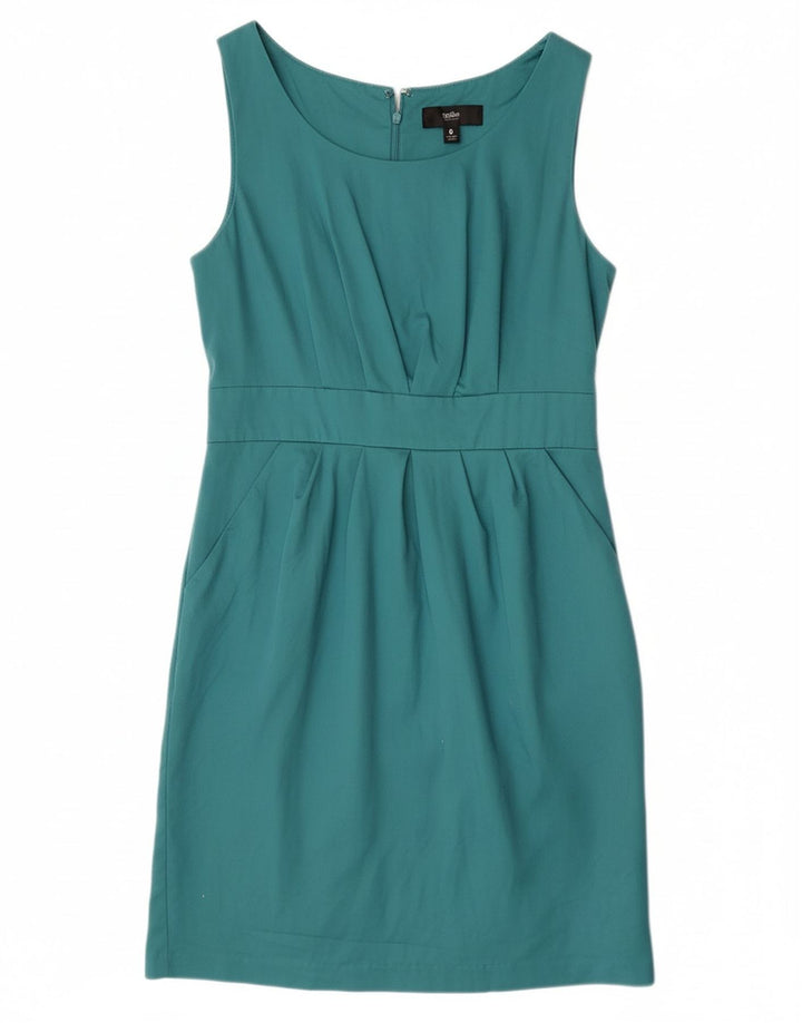 Vestido bainha feminino MOSSIMO EUA 8 algodão verde médio