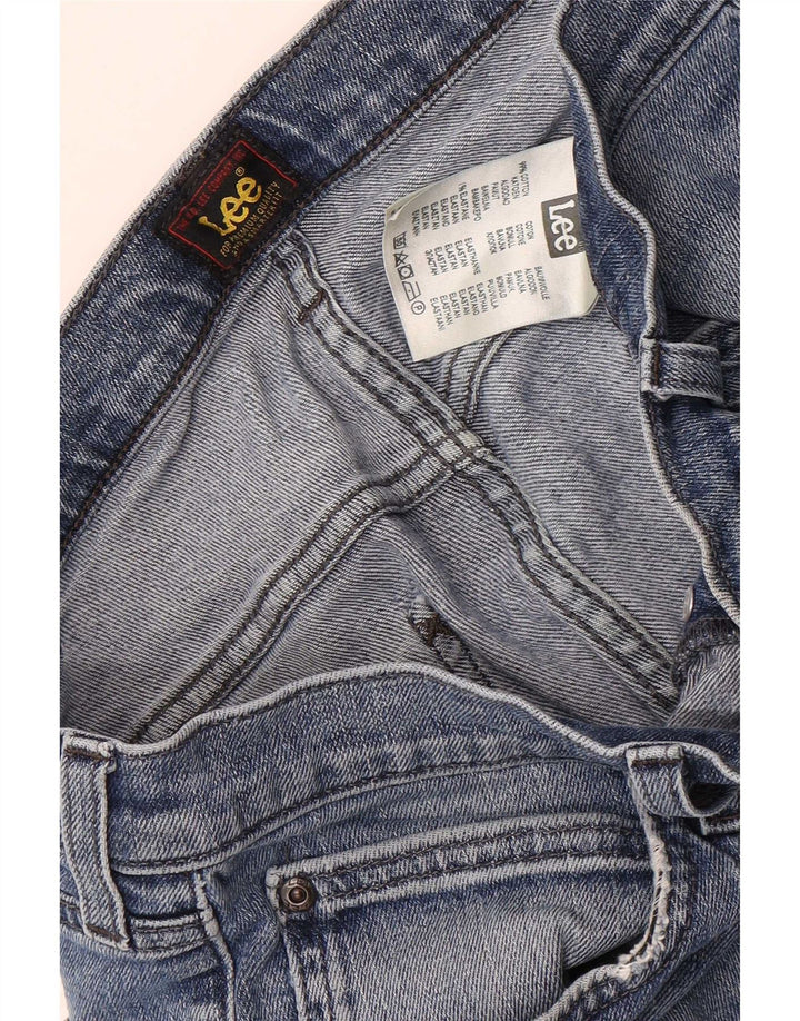 Lee Mens Daren Straight Jeans W34 L34 Azul Algodão