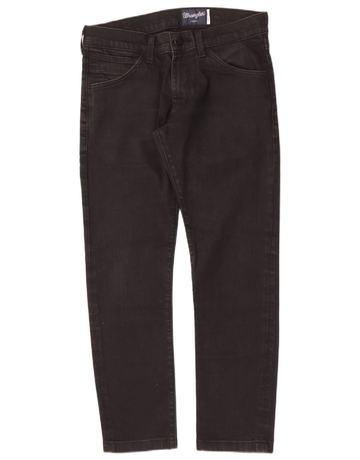 Wrangler Masculino Bryson Slim Jeans W30 L28 Algodão Preto