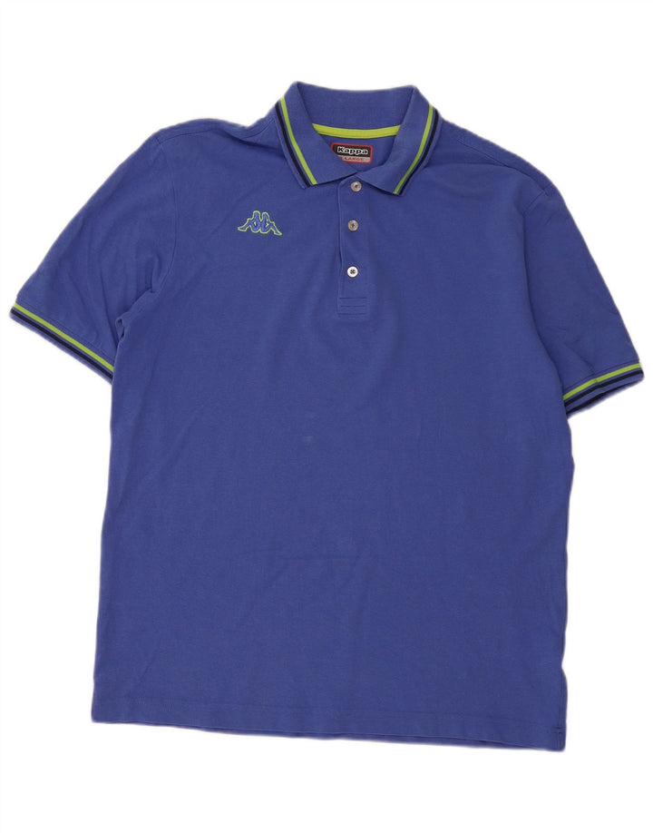 Camisa polo masculina Kappa XL algodão azul
