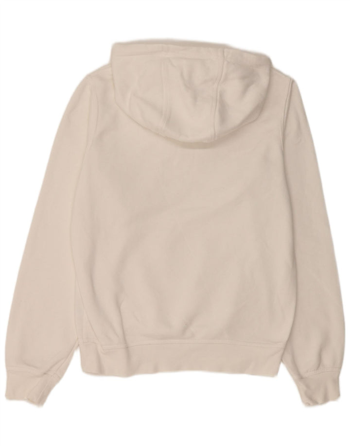Nike Mens Hoodie Jumper Pequeno Algodão Branco