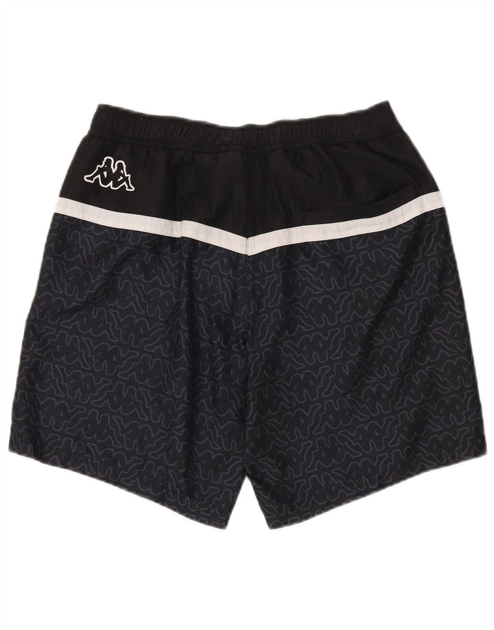 Shorts de natação masculino Kappa Graphic pequeno azul marinho poliéster