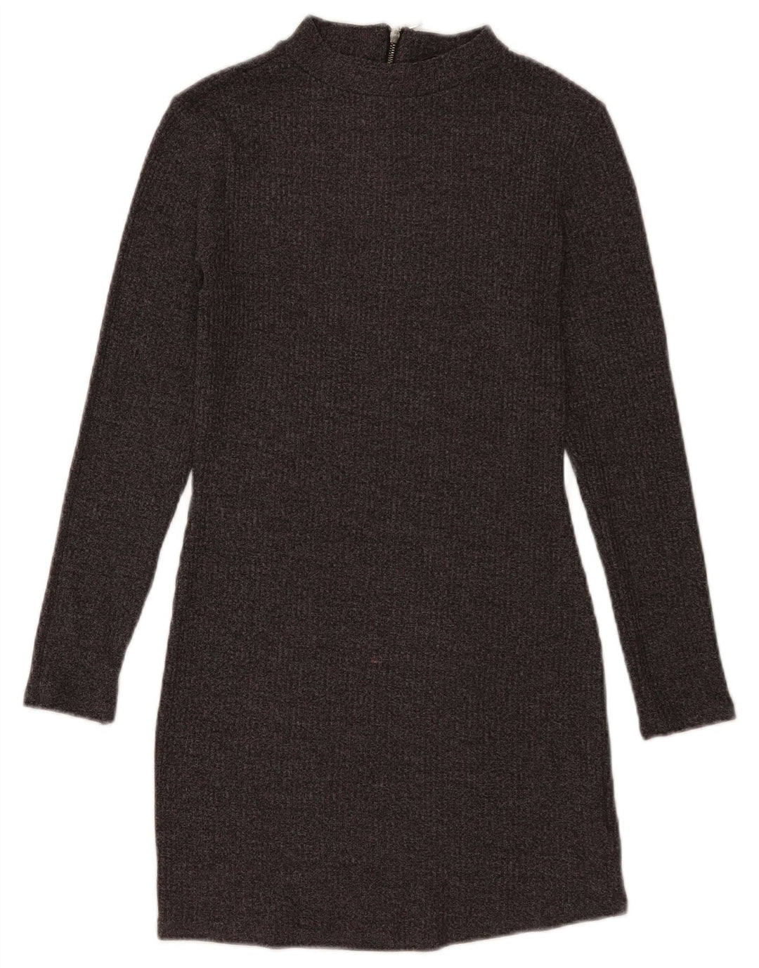 Vestido feminino de manga comprida Marks & Spencer Reino Unido 12 cinza médio manchado