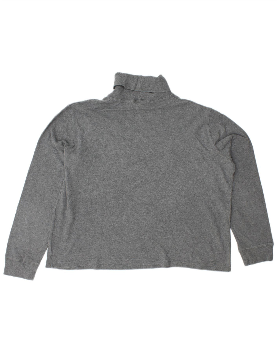 Suéter feminino RALPH LAUREN com gola redonda Reino Unido 18 XL algodão cinza