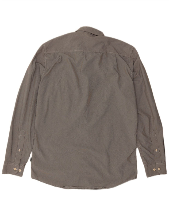 Camisa masculina Rohan cinza médio guingão poliamida