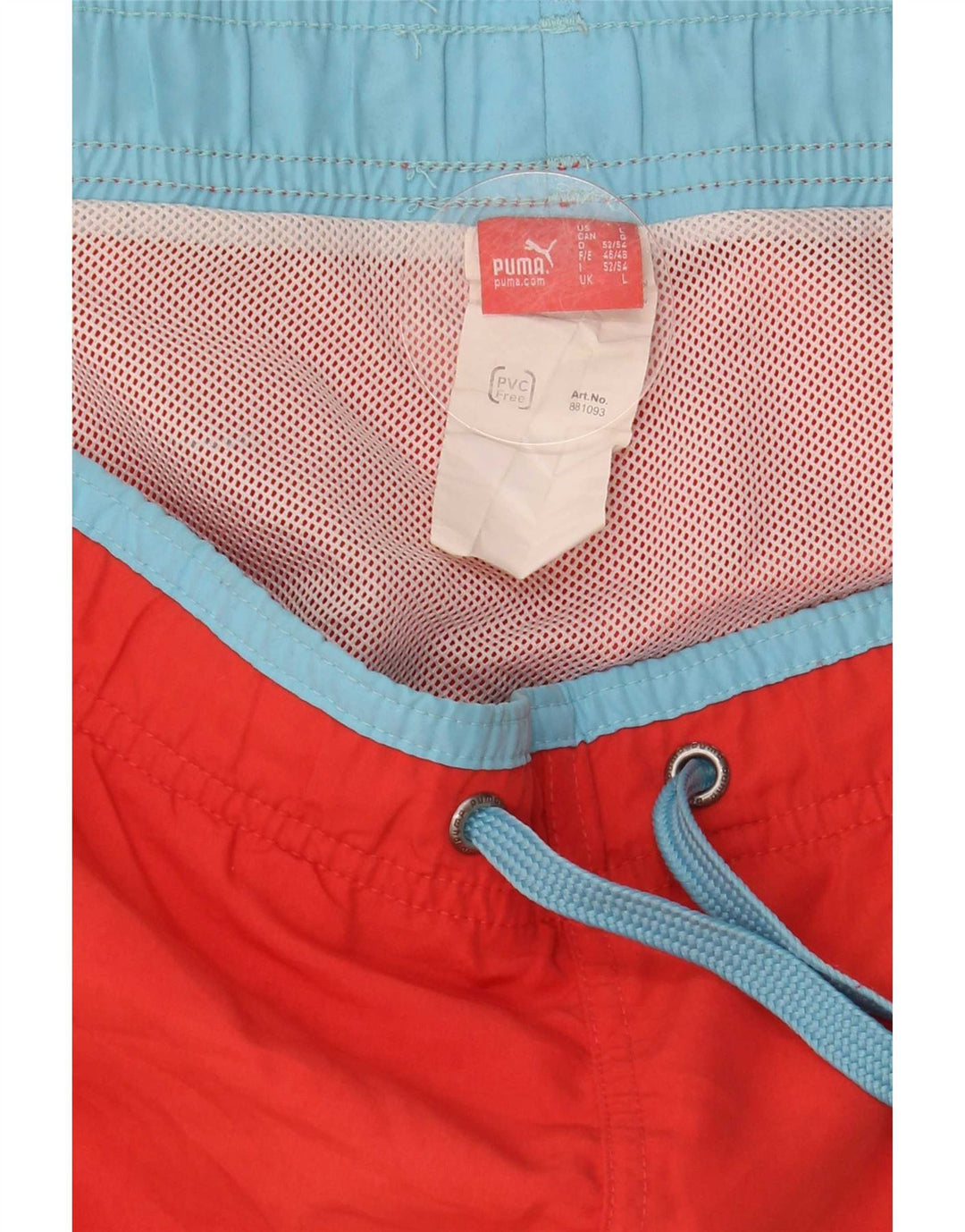 Shorts de natação masculinos Puma Graphic grande poliéster vermelho