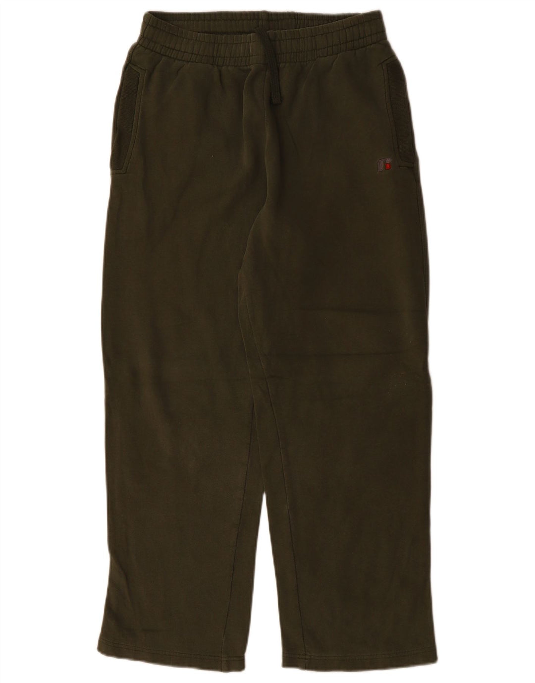 Calça de treino masculina RUSSELL ATLÉTICA de algodão verde pequeno