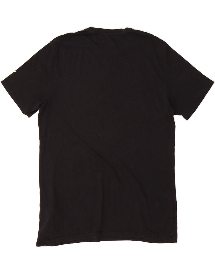 PUMA Mens Graphic T-Shirt Top Medium Black Cotton Vintage Puma and Second-Hand Puma from Messina Hembry 
