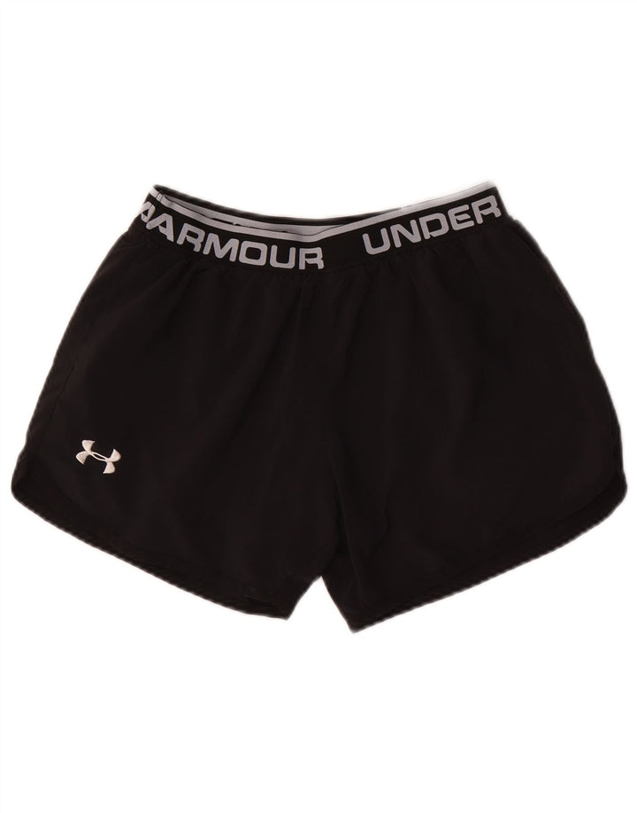 Shorts esportivos gráficos ajustados para meninas UNDER ARMOUR 13-14 anos XL preto