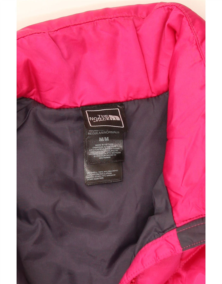 Jaqueta acolchoada feminina The North Face UK 14 nylon rosa médio