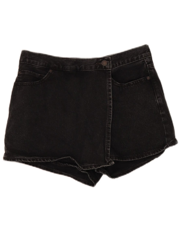 Shorts jeans feminino Levi's W28 médio algodão preto