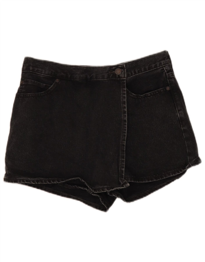 Shorts jeans feminino Levi's W28 médio algodão preto