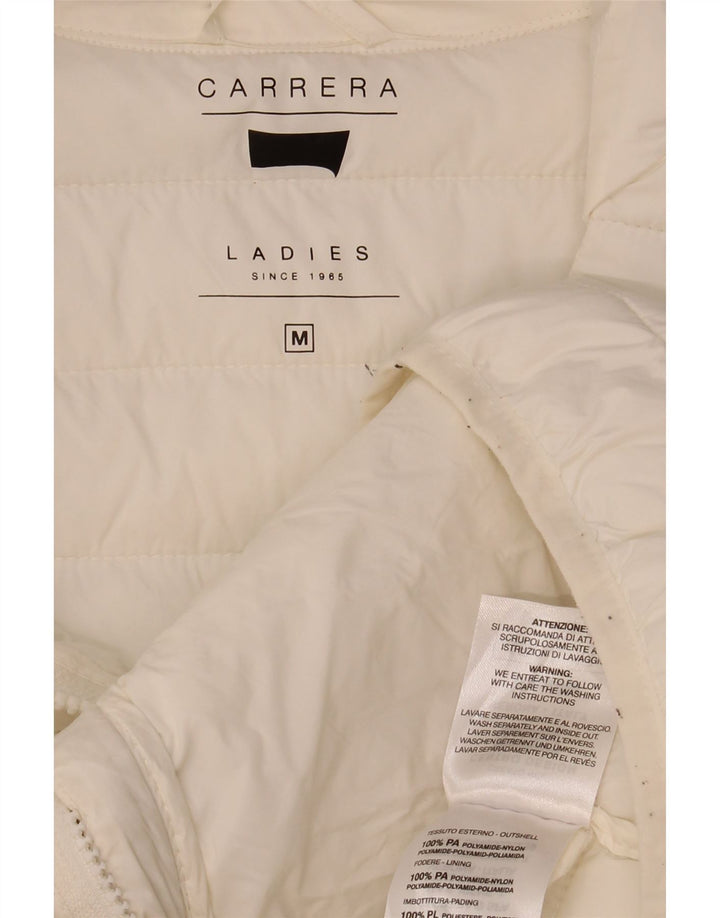 Jaqueta acolchoada feminina CARRERA UK 14 poliamida branca média