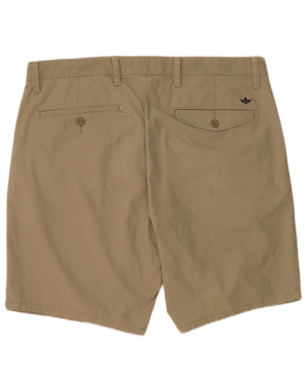 Dockers Mens Chino Shorts W36 Grande Algodão Cáqui