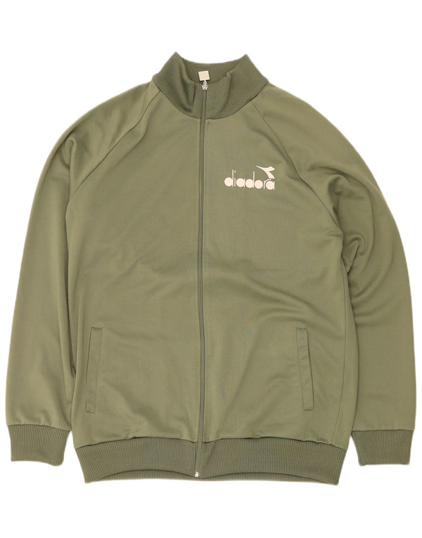Jaqueta masculina Diadora Graphic Tracksuit XL verde