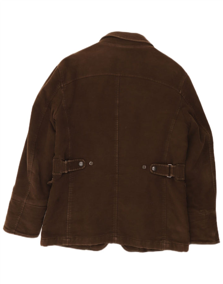 Jaqueta utilitária masculina Fay UK 38 algodão marrom médio