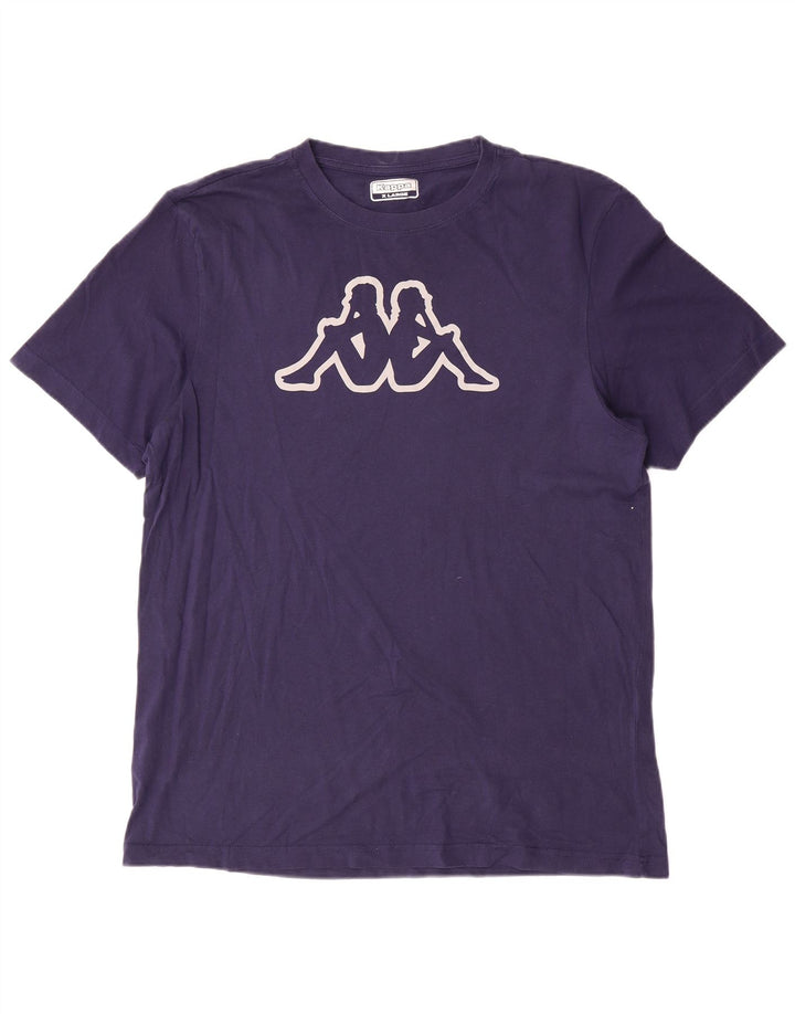 Camiseta gráfica masculina Kappa Top XL azul marinho