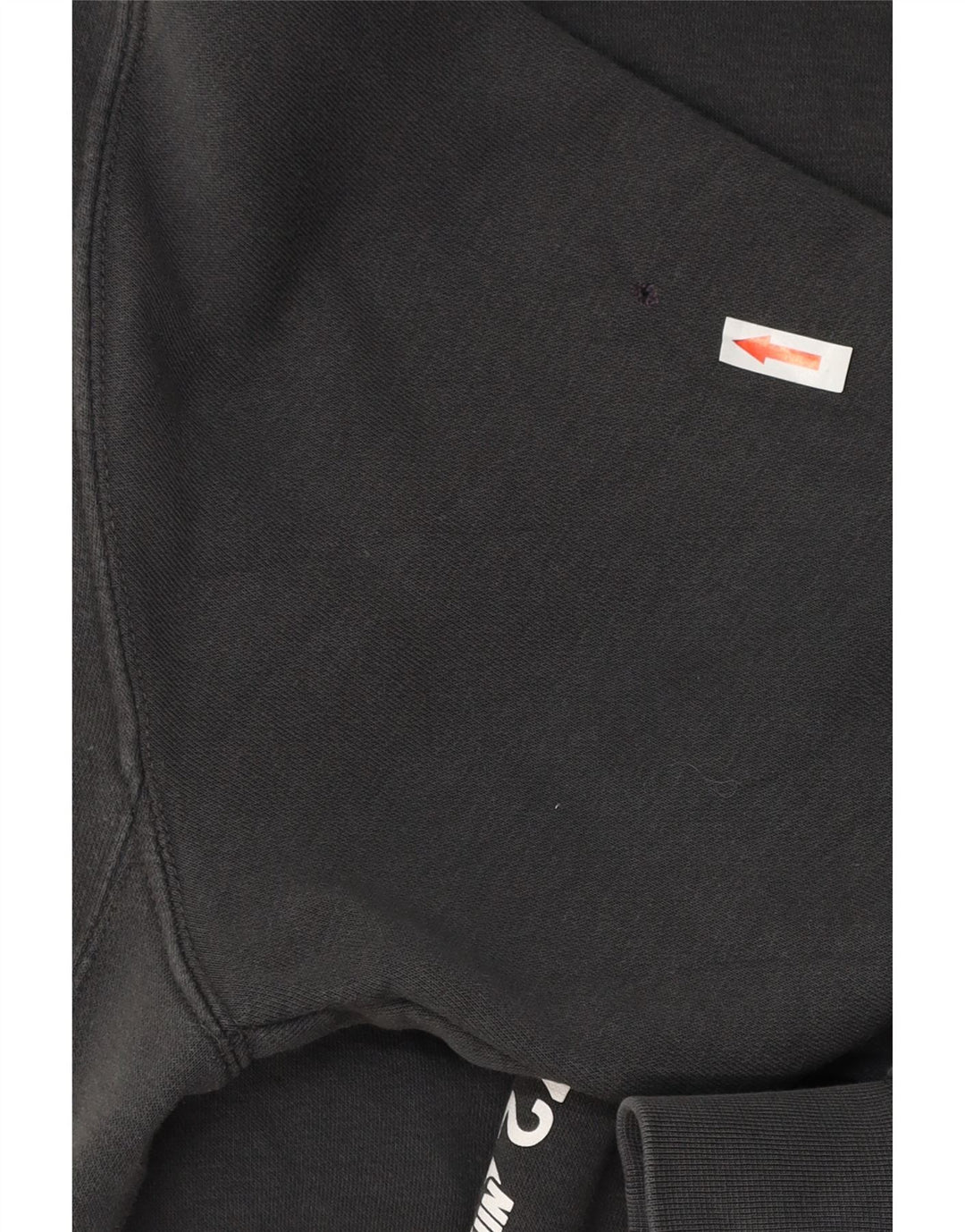 Jumper com capuz gráfico masculino Nike pequeno algodão cinza