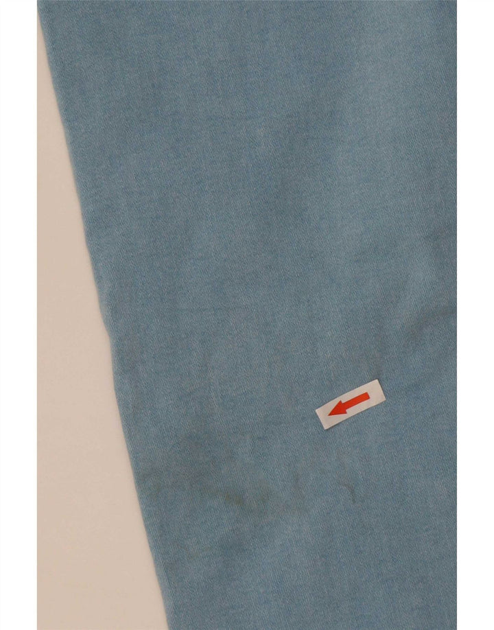 Jeans retos femininos Marks & Spencer Reino Unido 12 médio W30 L27 turquesa