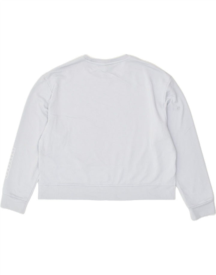 PUMA Womens Graphic Sweatshirt Jumper UK 20 2XL Grey Cotton | Vintage Puma | Thrift | Second-Hand Puma | Used Clothing | Messina Hembry 
