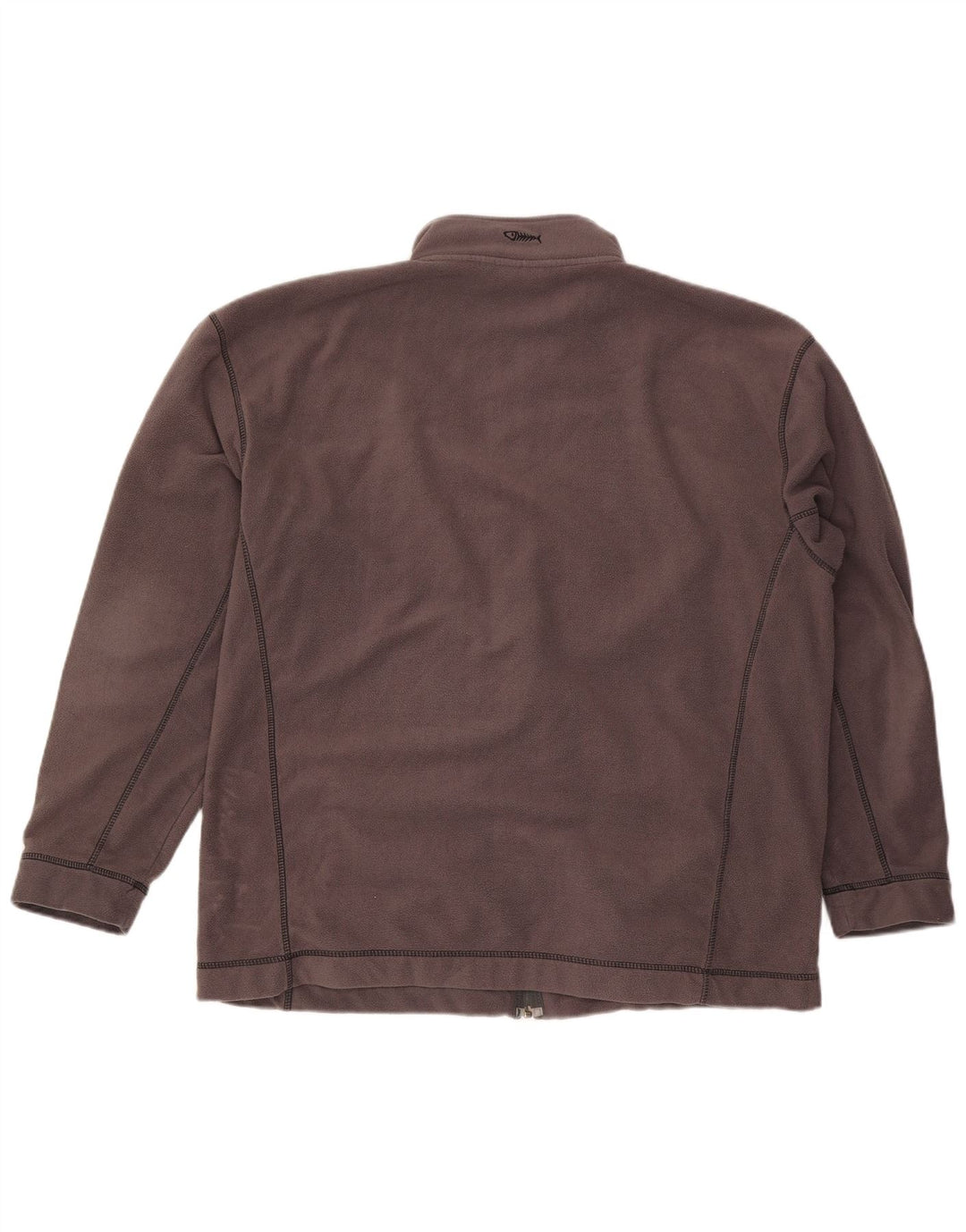 Jaqueta de lã masculina Weird Fish UK 42 XL poliéster cinza