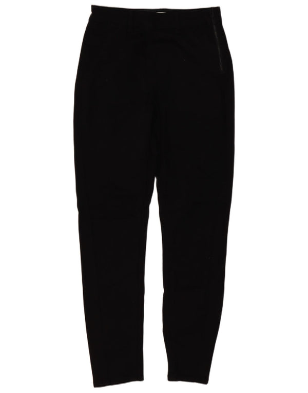 Calça casual feminina Reiss cônica W29 L27 algodão preto