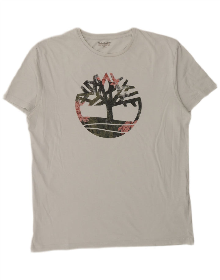 Camiseta masculina slim fit gráfica grande