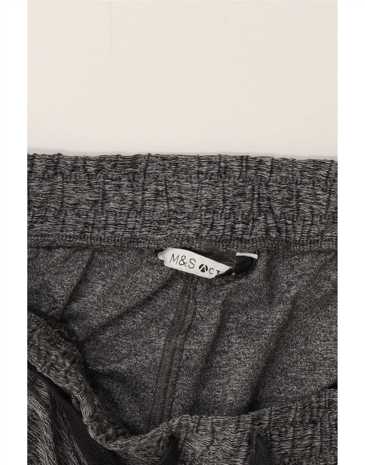 Calça de treino feminina Marks & Spencer Reino Unido 14 cinza médio manchado