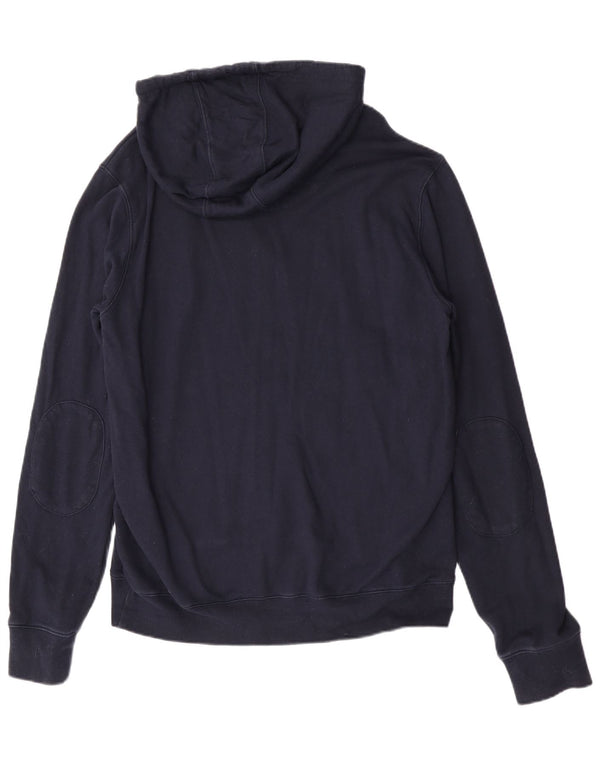 Gas Mens Gráfico Hoodie Jumper 2XL Algodão Azul Marinho