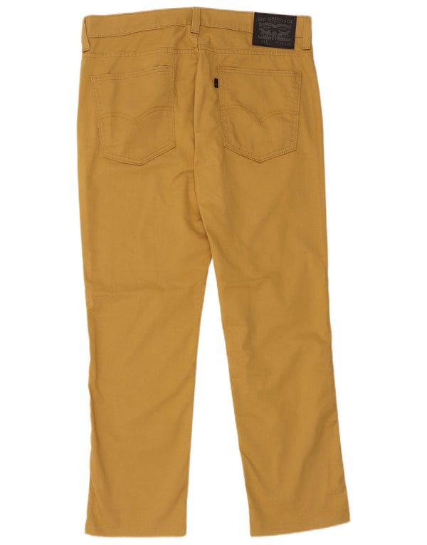 Calça Levi's Masculina 511 Slim Casual W34 L28 Algodão Amarelo