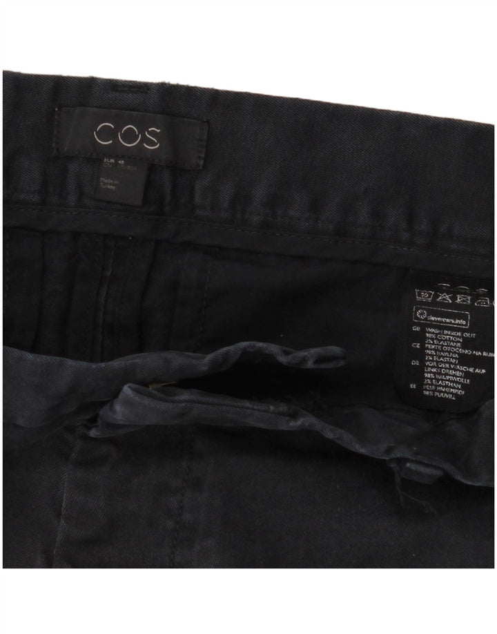Calça Chino Masculina Slim COS EU 48 Médio W30 L31 Algodão Azul Marinho