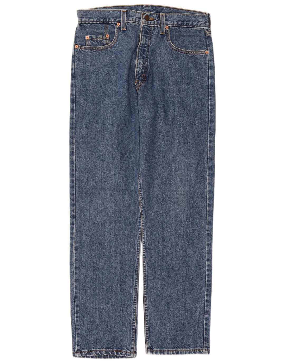 LEVI'S Masculino 615 Straight Jeans W32 L30 Azul Algodão
