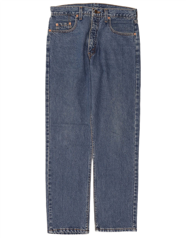 LEVI'S Masculino 615 Straight Jeans W32 L30 Azul Algodão
