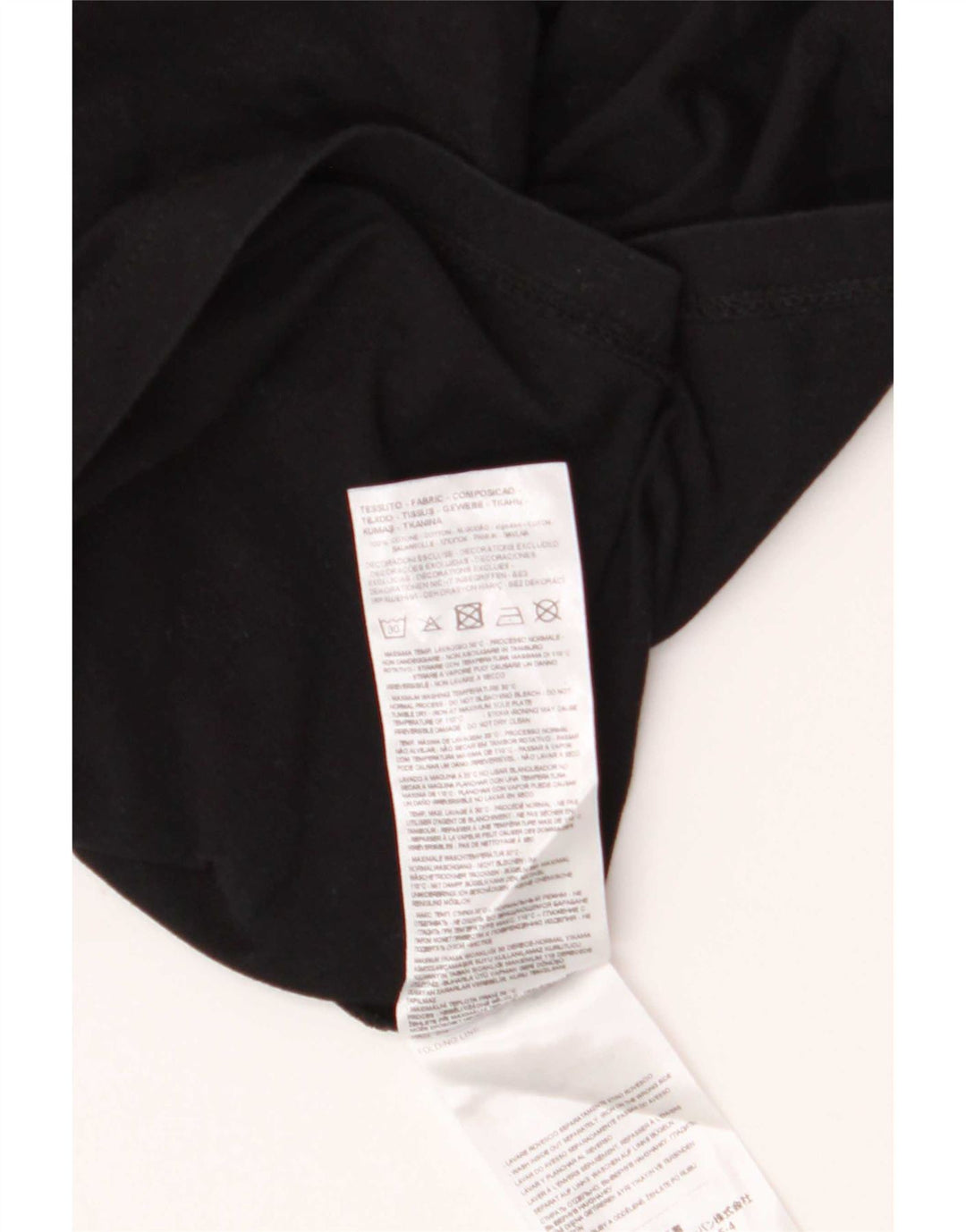Armani Exchange Camiseta masculina regular gráfica top pequeno preto geométrico